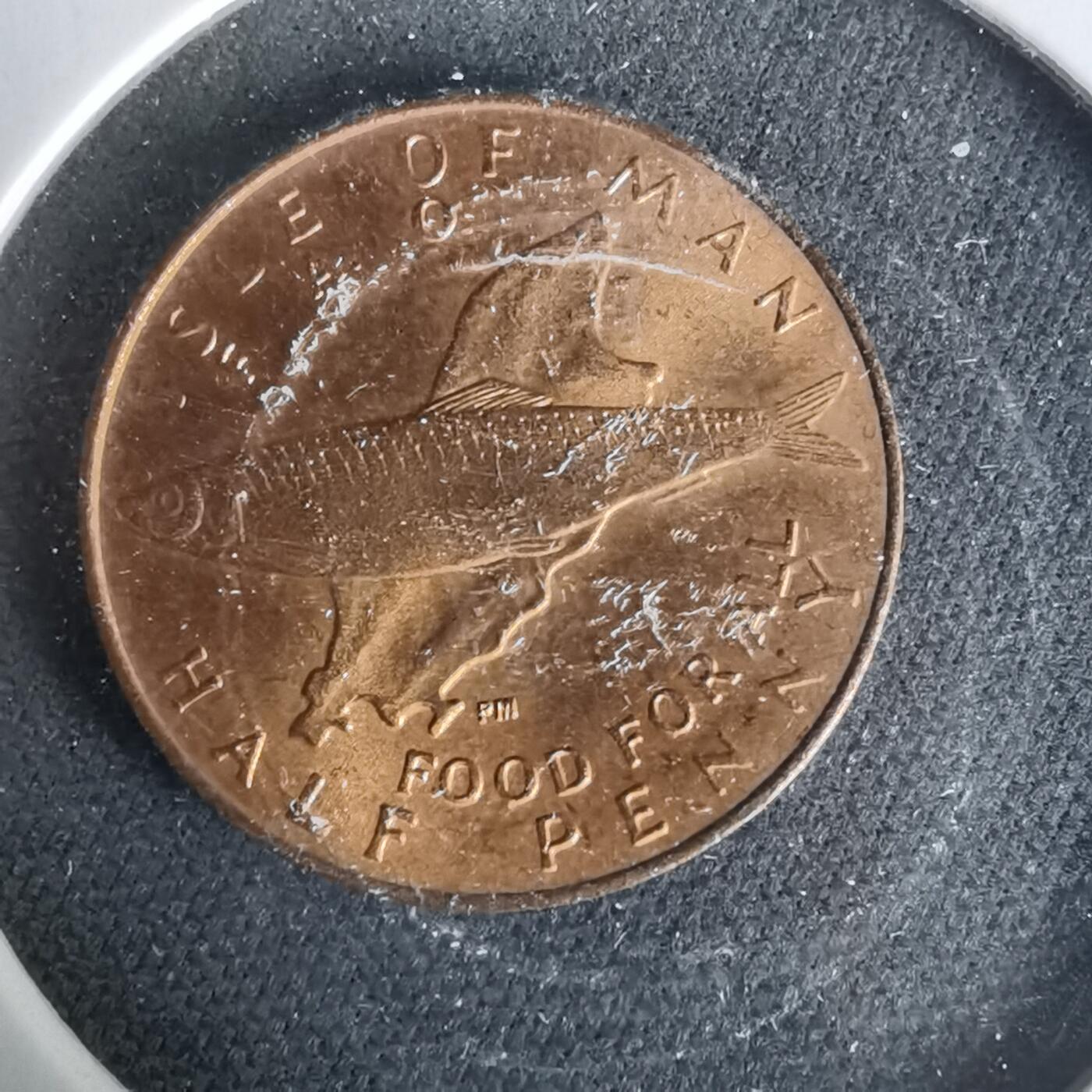 沼泽如烟--第1019场 马恩1977年半便士FAO