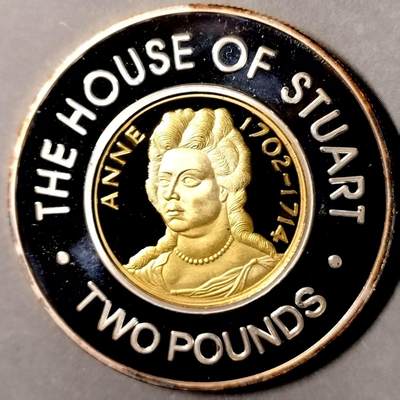 长老汇马年精选第八场拍卖 - 根西2006年精制克朗型纪念币 母子币 君主系列 威廉四世  发行量，材质克书均未记载