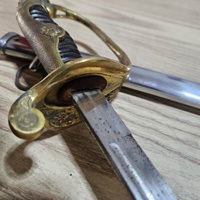 0元起拍勋章 第338期 咸鱼国勋章拍卖专场 3月15日（周日）下午6：00开始 合法未开刃 明治19式尉官指挥刃