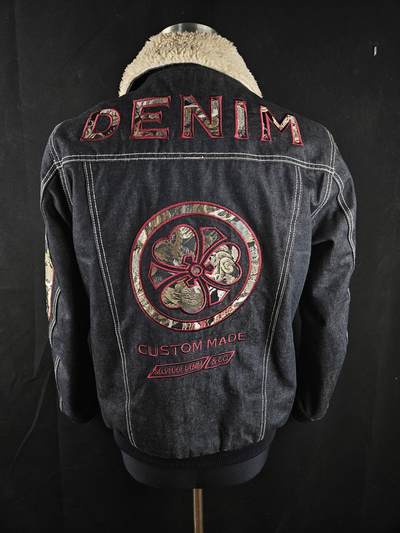 0元起拍勋章 第338期 咸鱼国勋章拍卖专场 3月15日（周日）下午6：00开始 古着夹克 胸围106 肩宽44 衣长66 袖长62