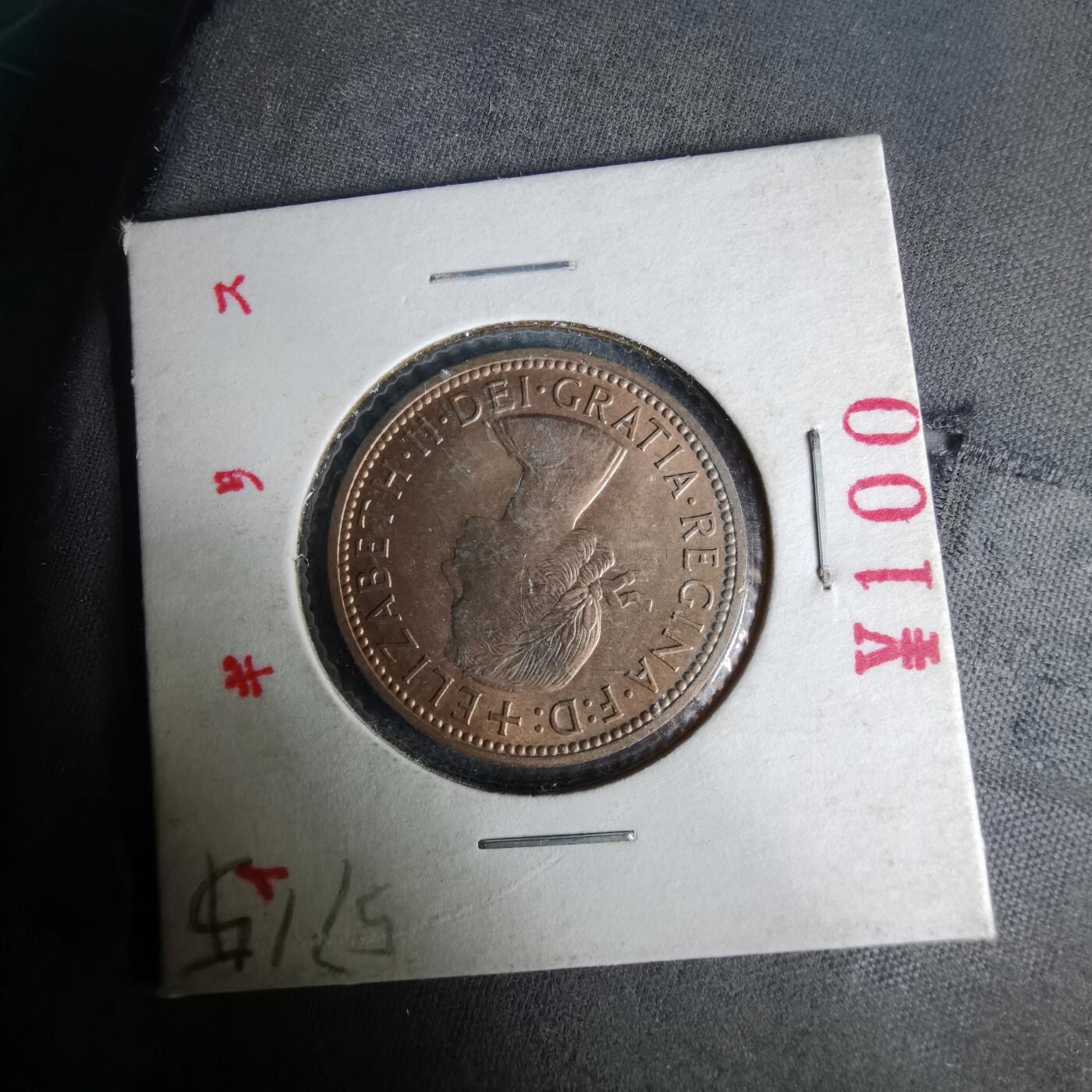 沼泽如烟--第1019场 英国1967年半便士