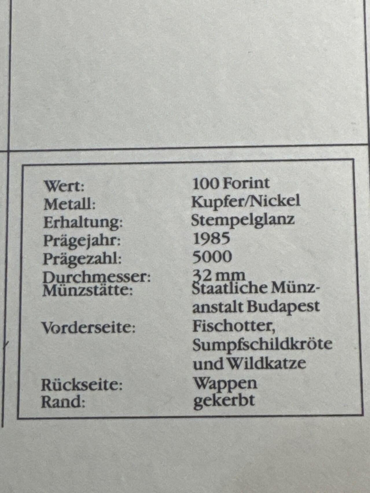 ❤️【币观天下】❤️ 第344期钱币秒杀拍卖场- 2026.3.6周五晚上6点半场 长期征集拍品  匈牙利1985年野生动物1比索3枚黑卡装纪念币带证书淘宝价360
