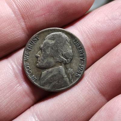 中外钱币第八场 - 美国1945年5美分