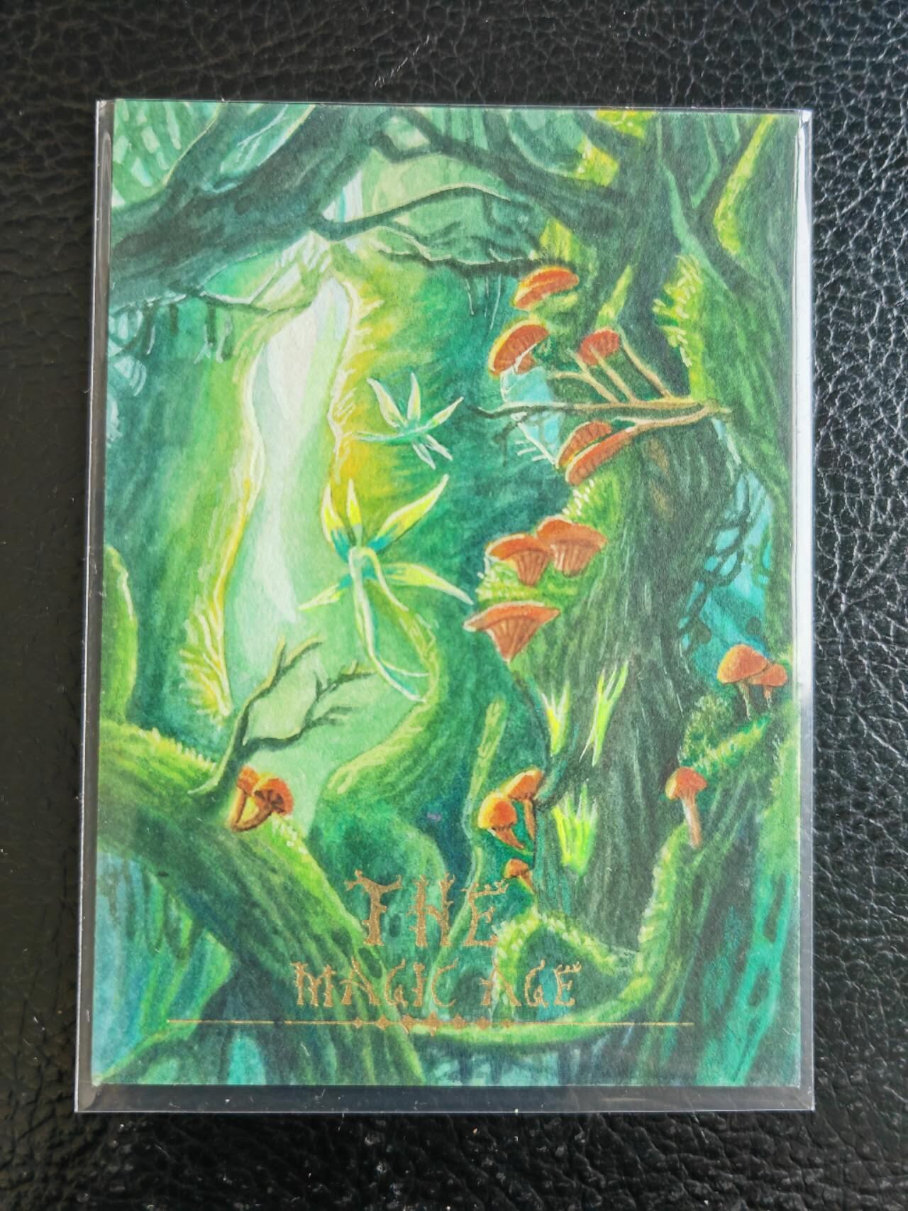 阳大大卡牌拍卖第104期（持续收拍品，周五晚上九点截拍，进群福利早知道） 【手绘卡】森林精灵-画师美久-暮光工作室