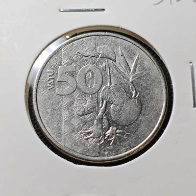 KK钱币收藏小铺   第405期 2月预留时间 周末发货 - 2015瓦努阿图50瓦图