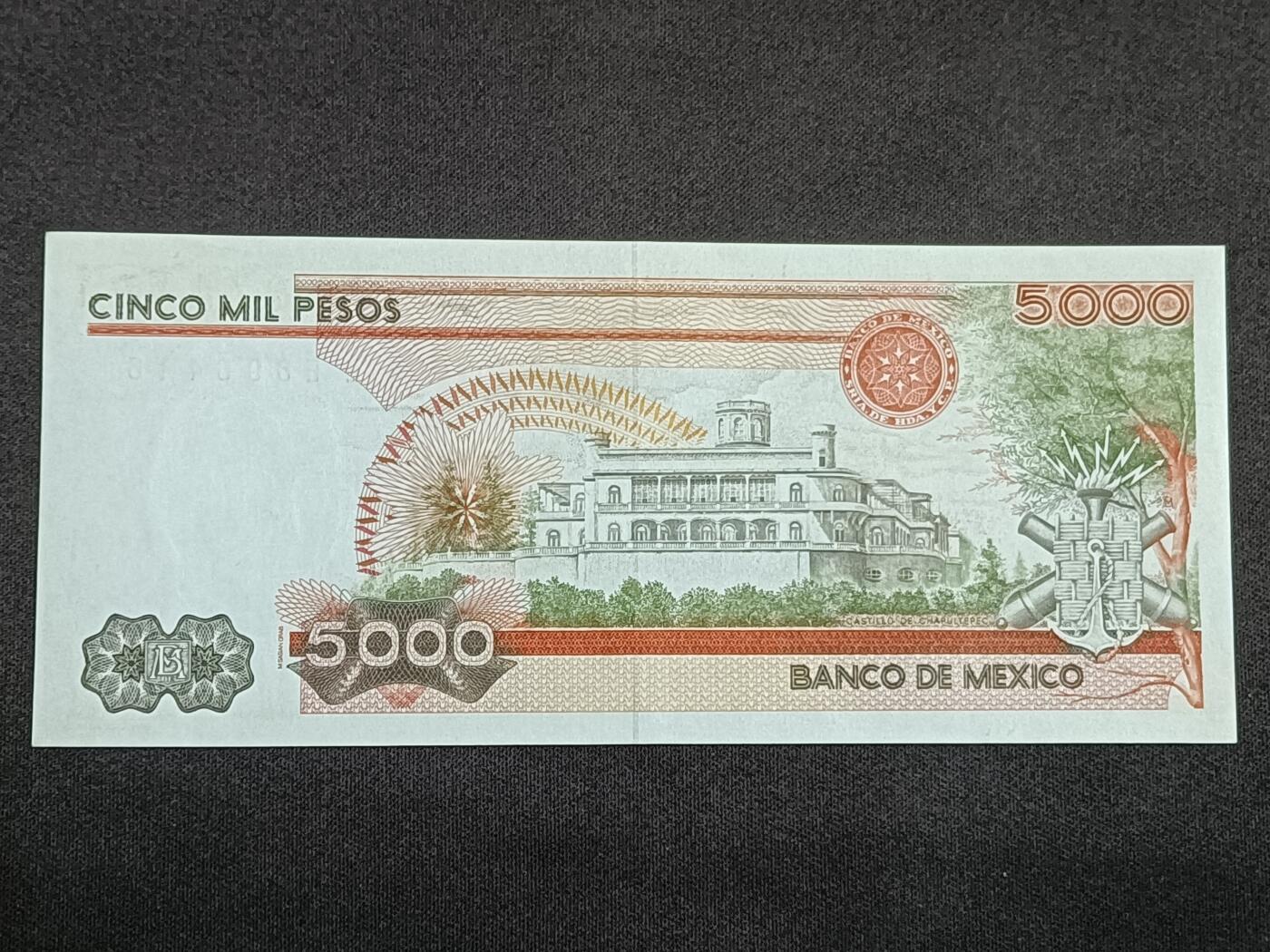 【游宝拍卖】丙午马年第12期 墨西哥-1000比索【1985年 全新UNC-】