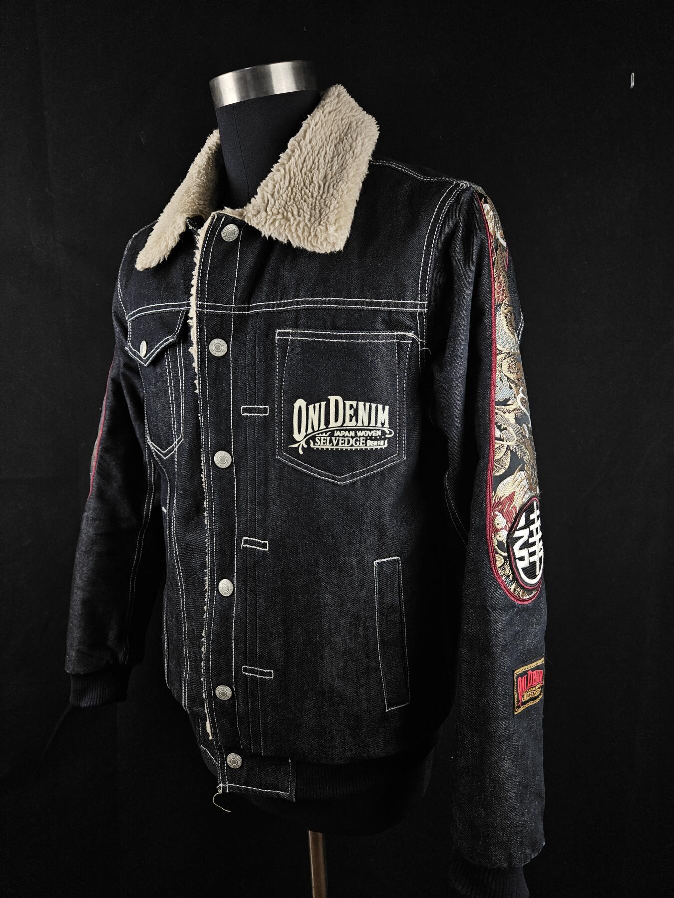 0元起拍勋章 第338期 咸鱼国勋章拍卖专场 3月15日（周日）下午6：00开始 古着夹克 胸围106 肩宽44 衣长66 袖长62