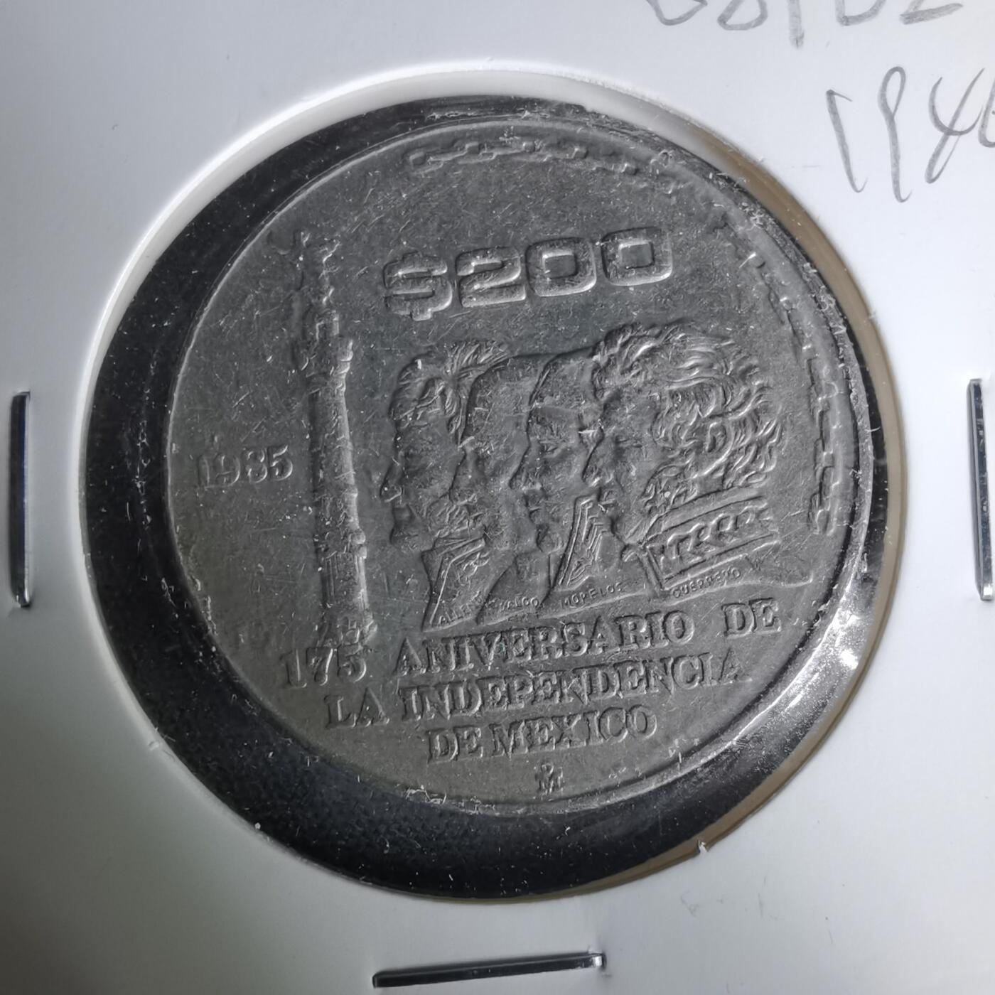 沼泽如烟--第1019场 墨西哥1985年200比索