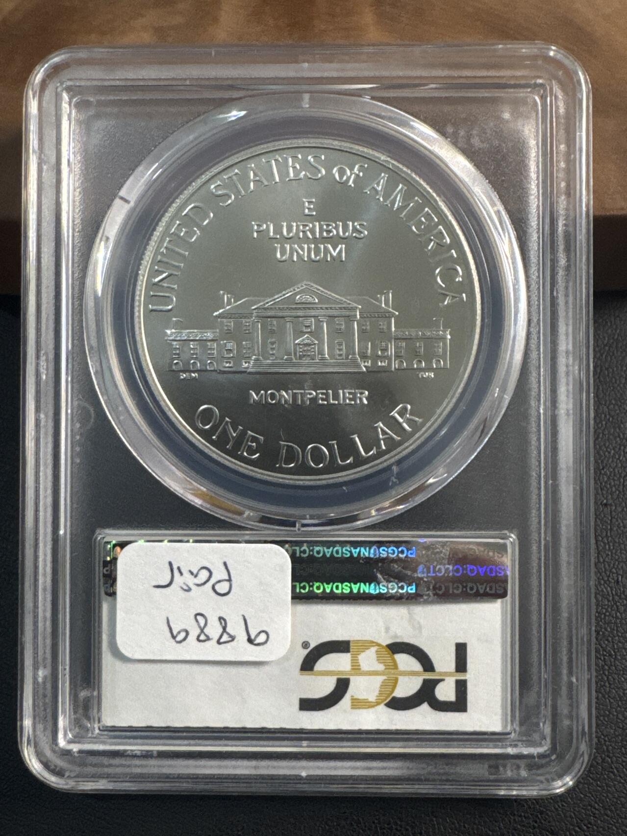 ❤️【币观天下】❤️ 第344期钱币秒杀拍卖场- 2026.3.6周五晚上6点半场 长期征集拍品  1993年美国麦迪逊总统银币PCGS MS69