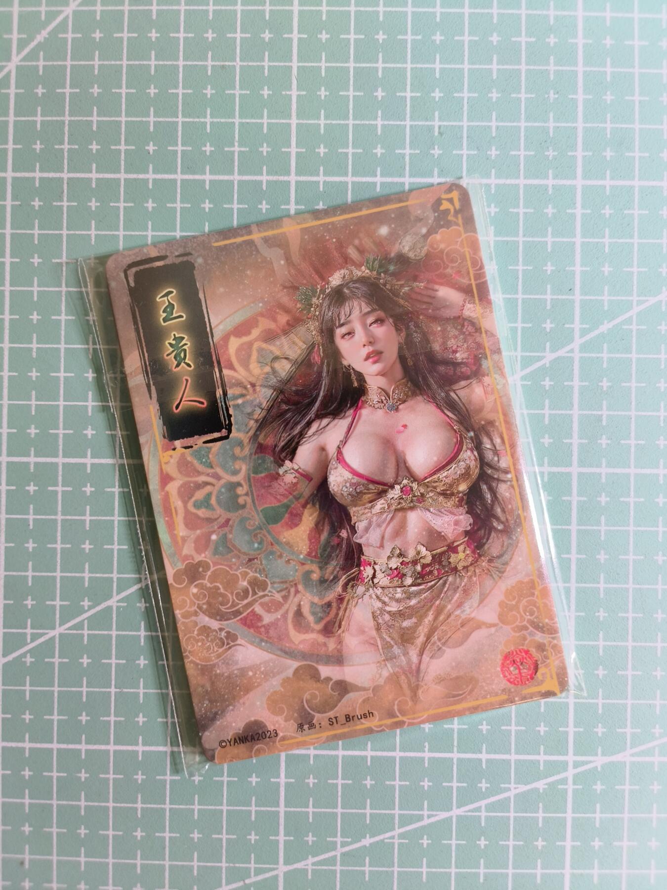 C先生卡牌 第24期  零抽层收拍品，送拍加微私聊 【普卡】焱卡文化×刷子《妖姬传》王贵人 1张 (九拼缺张，当大头卡，介意勿拍)