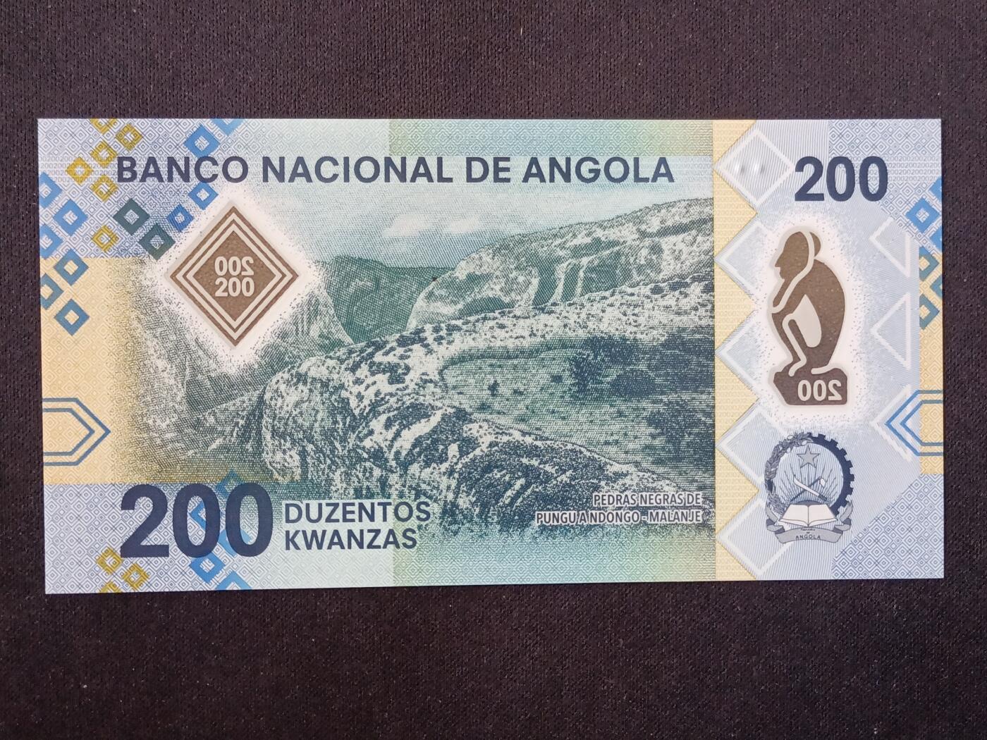 【游宝拍卖】丙午马年第11期 安哥拉-200宽扎【2020年 全新UNC】