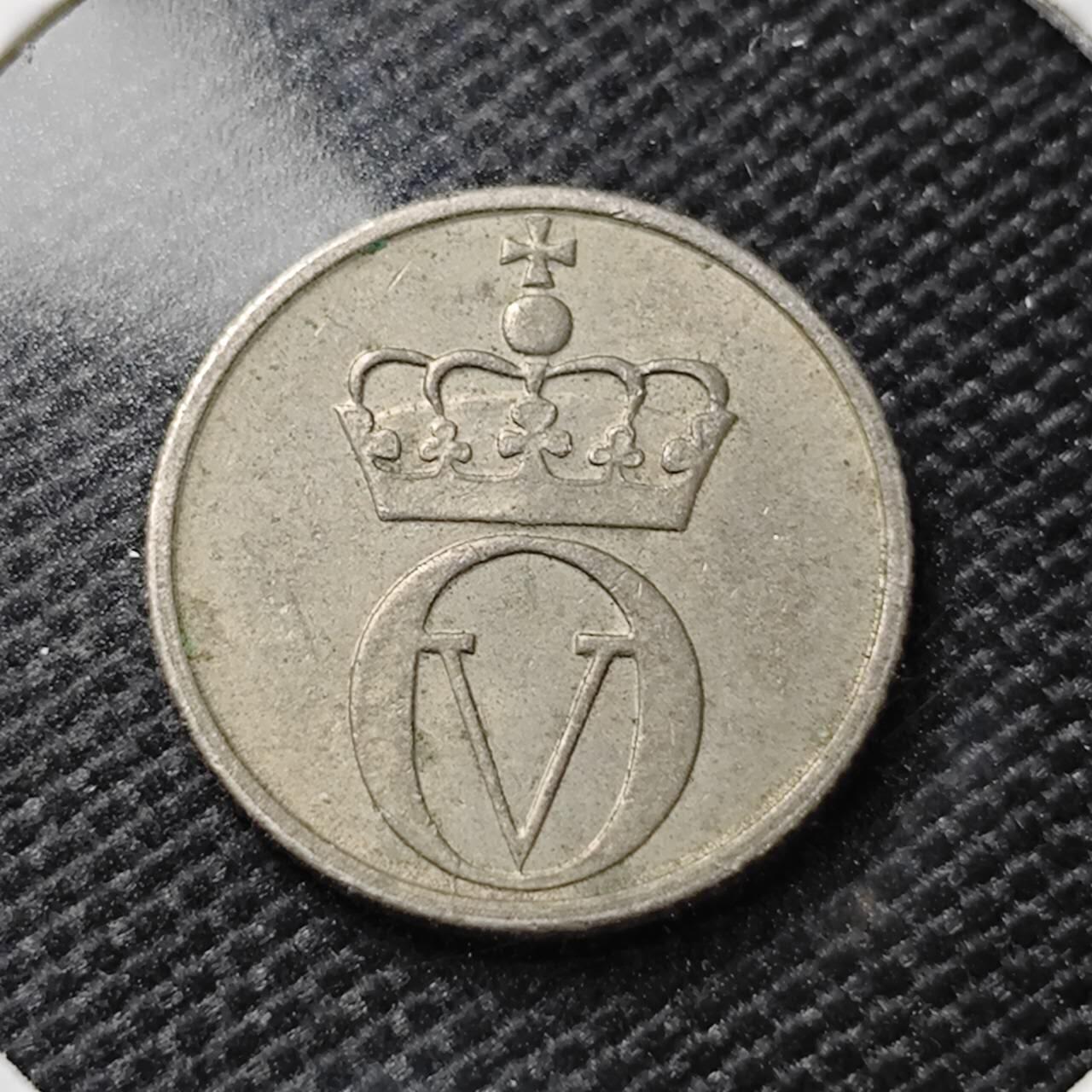 KK钱币收藏小铺   第405期 2月预留时间 周末发货 1972挪威10欧尔 