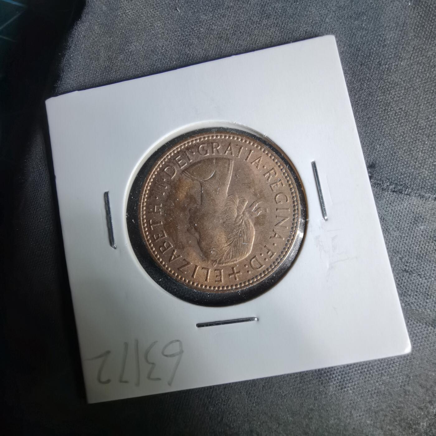 沼泽如烟--第1019场 英国1967年半便士