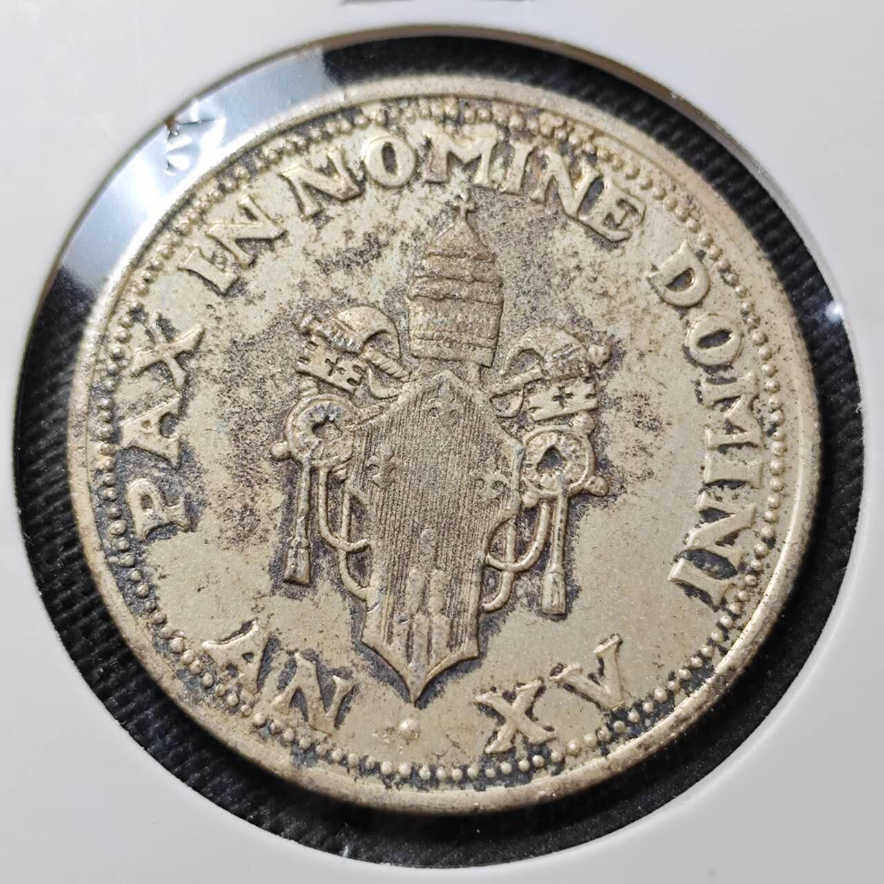 KK钱币收藏小铺   第405期 2月预留时间 周末发货  梵蒂冈教皇纪念章