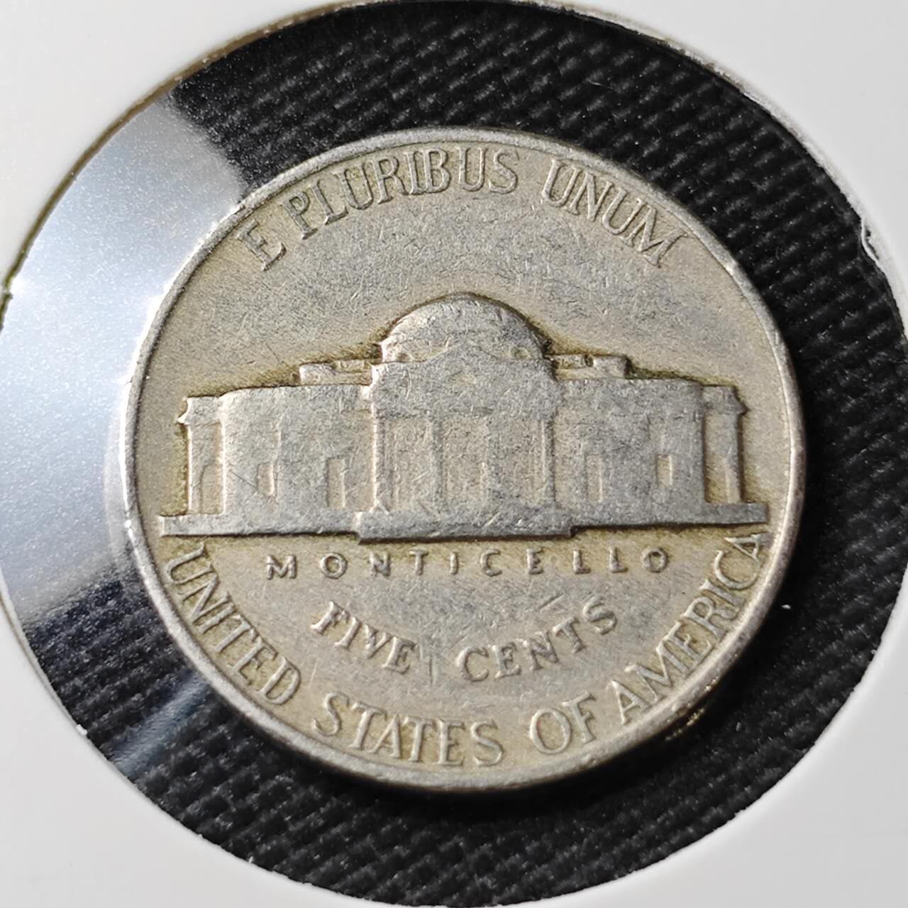 KK钱币收藏小铺   第405期 2月预留时间 周末发货 1946美国5美分 镍币