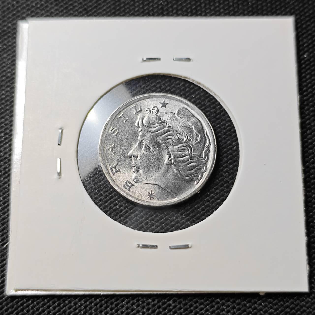 KK钱币收藏小铺   第405期 2月预留时间 周末发货  巴西5分农粮纪念币