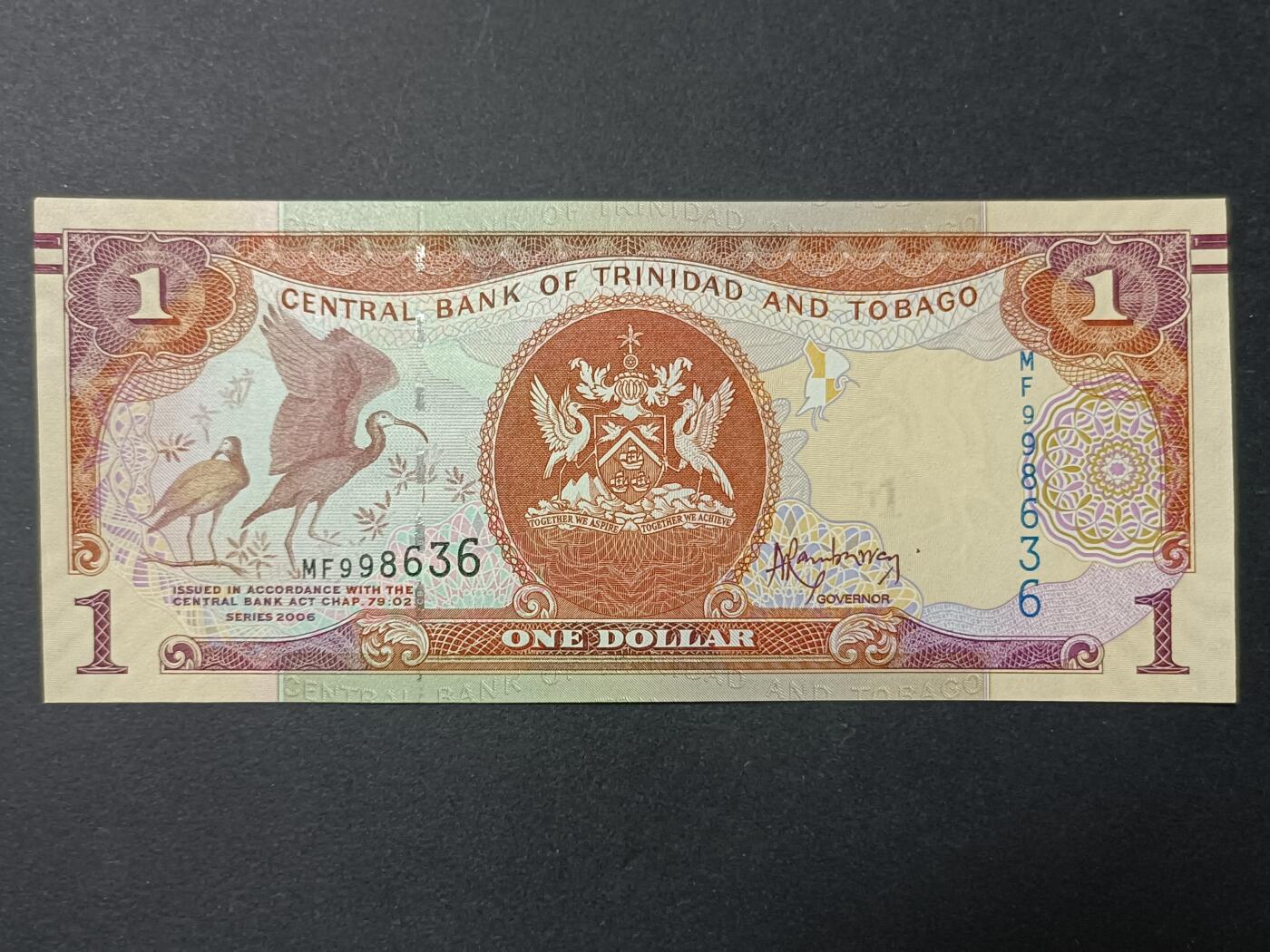 【游宝拍卖】丙午马年第11期 特立尼达和多巴哥-1元【2006年 全新UNC】