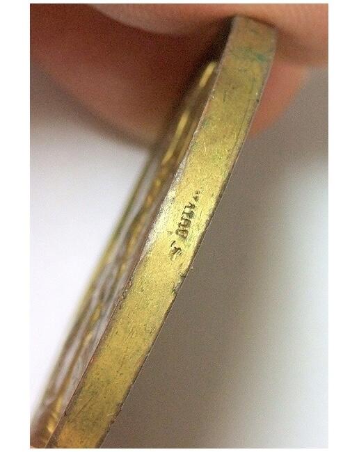 法国1850年前后 拿破仑三世与皇后高浮雕精制大镀金章 40MM