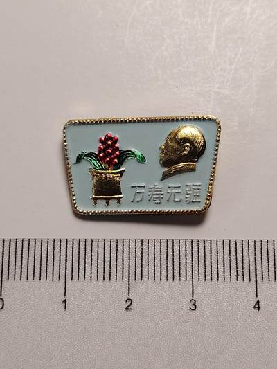 布加迪🐬～世界钱币(上海)🌾第 281 期 /  毛主席像章专拍 - 像章～万寿无疆