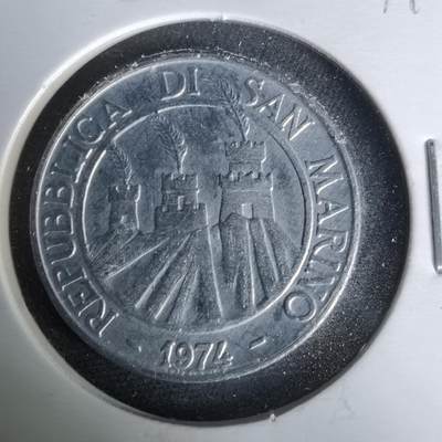 沼泽如烟--第1019场 - 圣马力诺1974年10里拉FAO