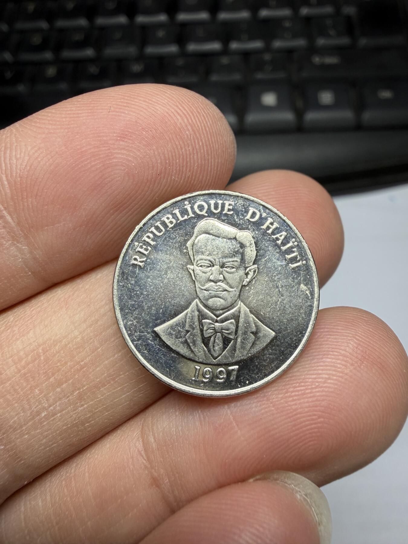 2026年集古藏今外币拍卖第三期-第2场—（总第312拍），可以寄存60天，满160元包邮。 1997年海地5分