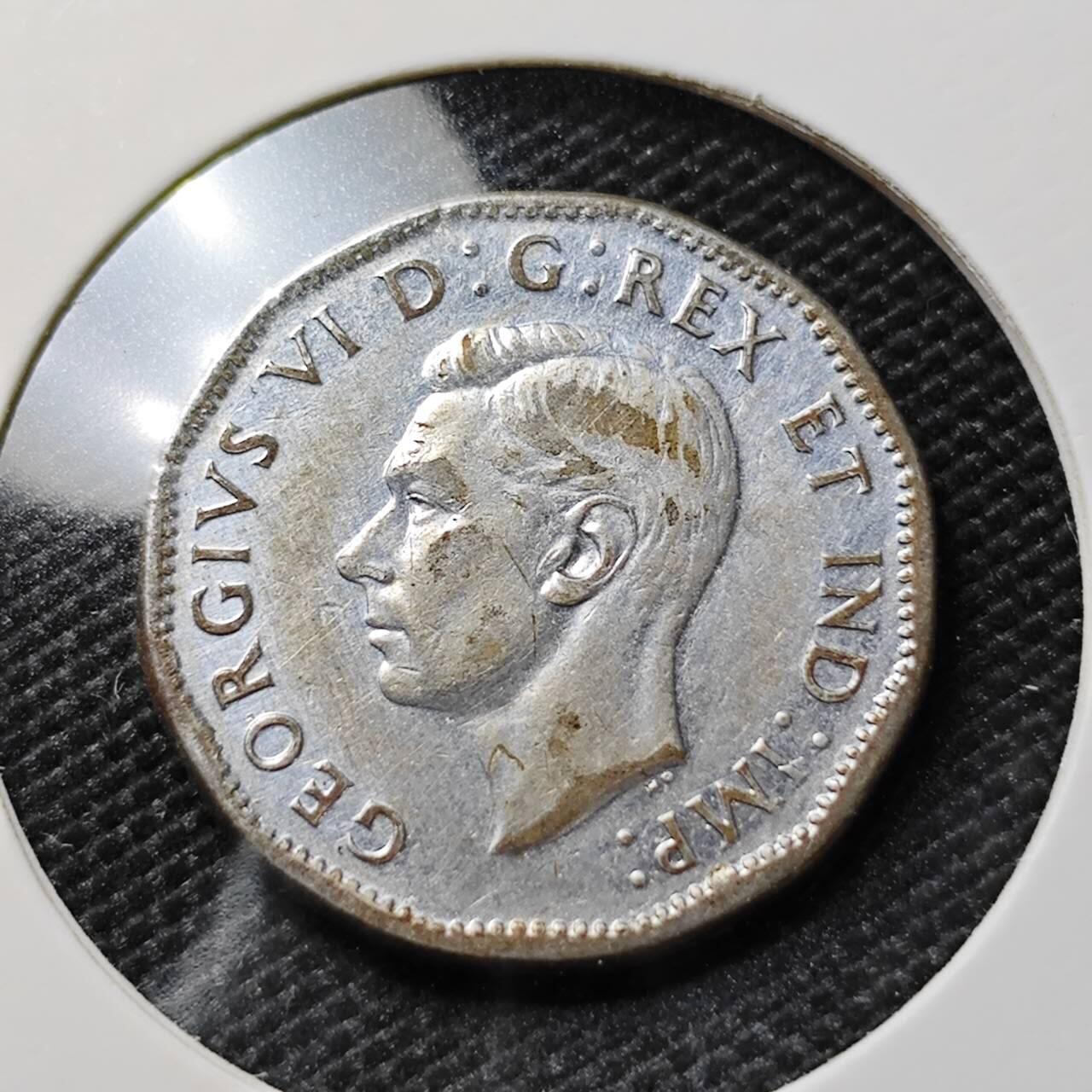 KK钱币收藏小铺   第405期 2月预留时间 周末发货 1945加拿大5分 