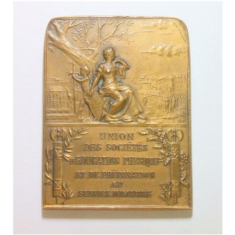 【艺术】法国艺术大章1900前后 凯旋门浮雕拿破仑出征 高浮雕精制大铜章 40×50MM