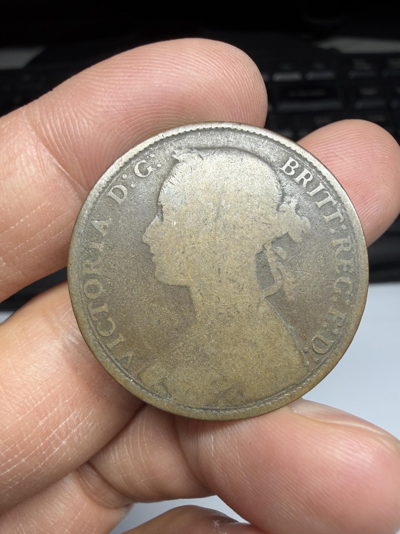 2026年集古藏今外币拍卖第三期-第2场—（总第312拍），可以寄存60天，满160元包邮。 1881年英国1便士