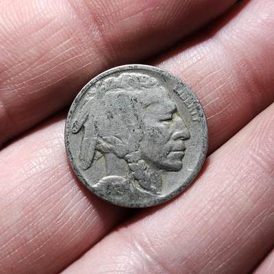 中外钱币第八场 - 美国印第安人野牛5美分