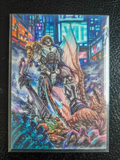 阳大大卡牌拍卖第104期（持续收拍品，周五晚上九点截拍，进群福利早知道） - 【手绘卡】星际战士-画师FRS-暮光工作室