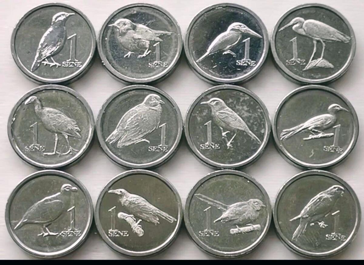 ❤️【币观天下】❤️ 第344期钱币秒杀拍卖场- 2026.3.6周五晚上6点半场 长期征集拍品  萨摩亚2020年鸟类1生丁纪念币12枚一套