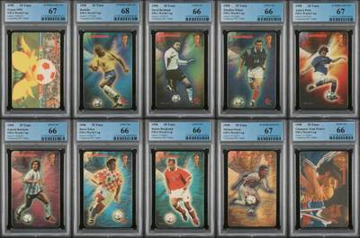 【琪哥网】评级磁卡综合场(133） - 【PCGS66-68】广东98世界杯足球明星