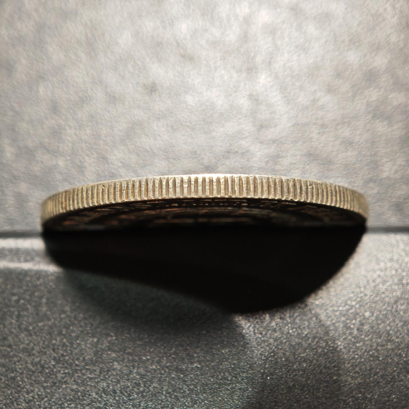 【德藏】世界币章拍卖第167期（拍品征集中~欢迎藏友联系） 1855年 巴西2000瑞斯银币 916银 直径约：35.8mm；重约：25.3g