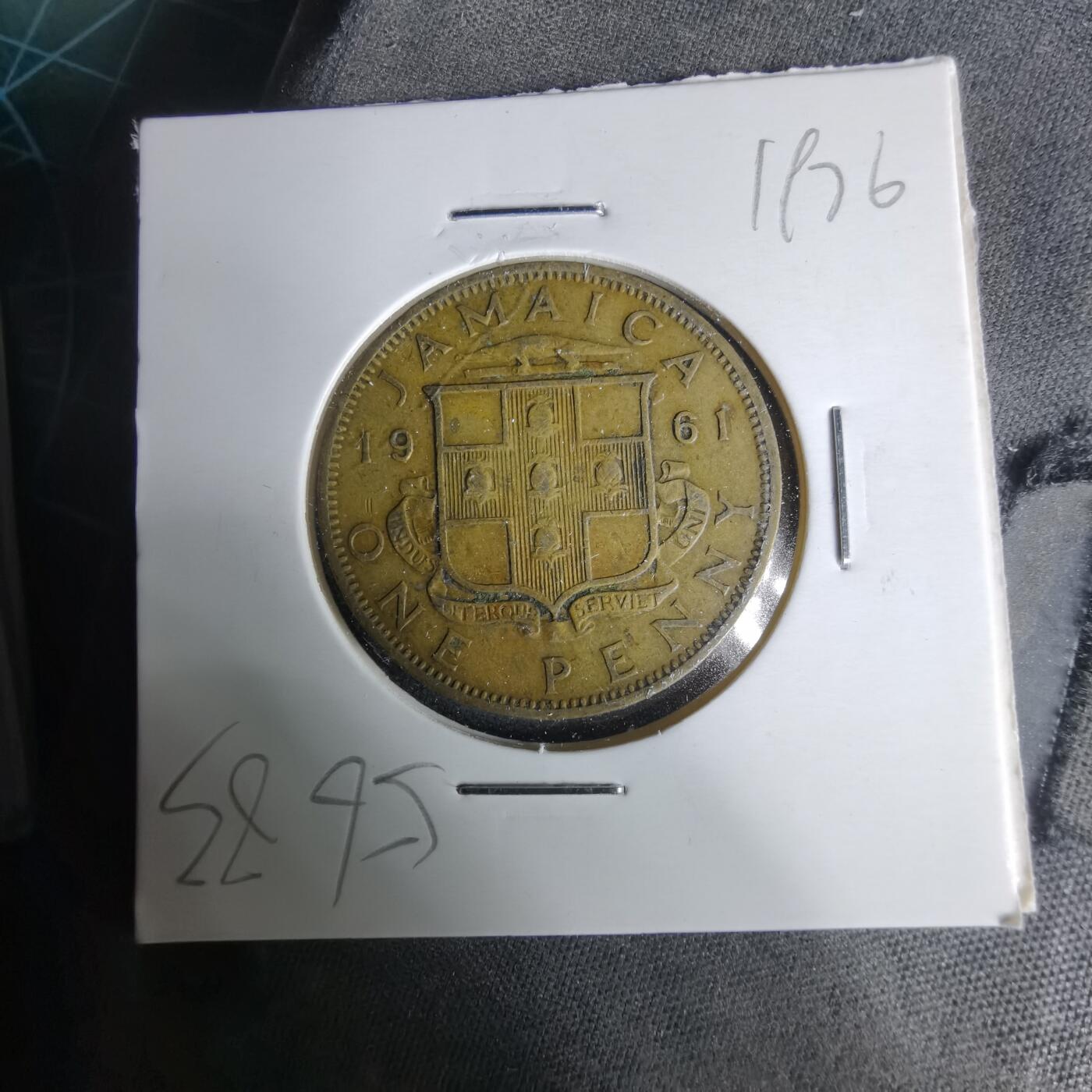 沼泽如烟--第1019场 牙买加1961年1便士