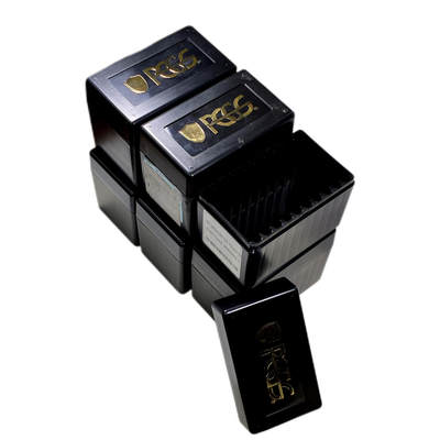 【雨安】【直播拍卖】【第0128期-评级币章】2026-03-14 周六 19:30 (金价1145, 银价22.39) - [钱币周边] PCGS评级收纳盒小盒子6个