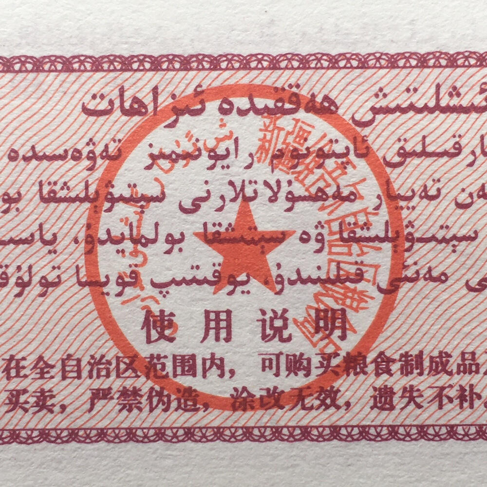 1988年新疆维吾尔自治区地方粮票贰佰克双语经典人物票全新品相未流通1枚原版真品如图供应票证旧藏文玩艺术收藏