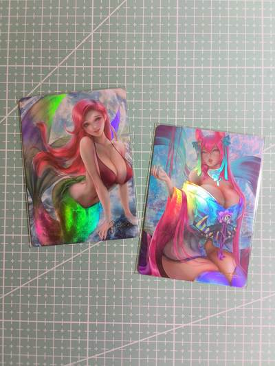 C先生卡牌 第24期  零抽层收拍品，送拍加微私聊 - 【彩闪】燎原古早《ACG系列》2张