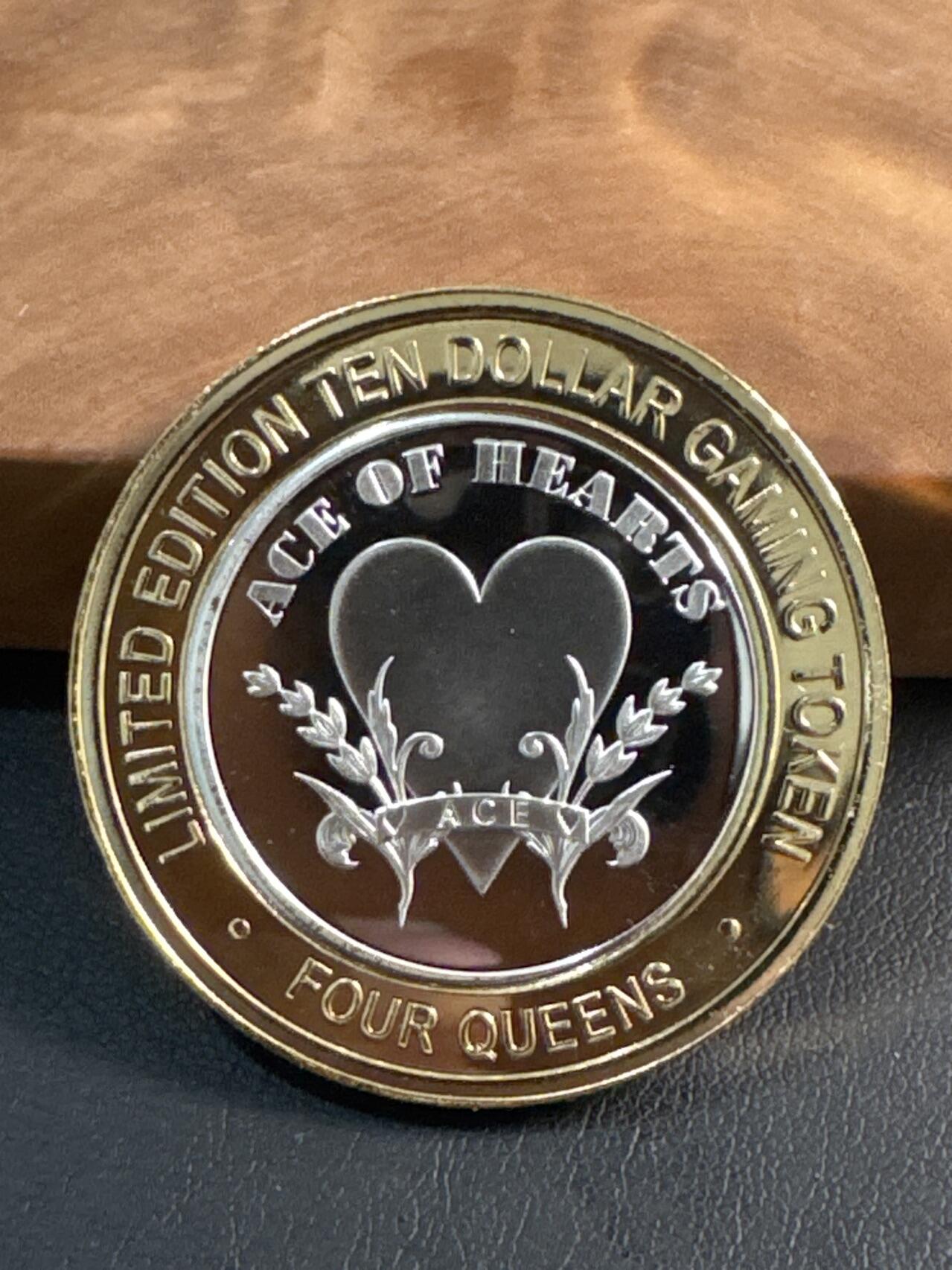 ❤️【币观天下】❤️ 第344期钱币秒杀拍卖场- 2026.3.6周五晚上6点半场 长期征集拍品  美国四皇后酒店筹码（红桃A）