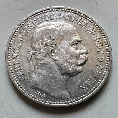 🌹外币初藏🌹🐯2026年第28场   每周二四六晚8️⃣点 接代拍 - 匈牙利1912弗朗茨约瑟夫一世 1克朗银币 83.5%银 5.0g 23mm