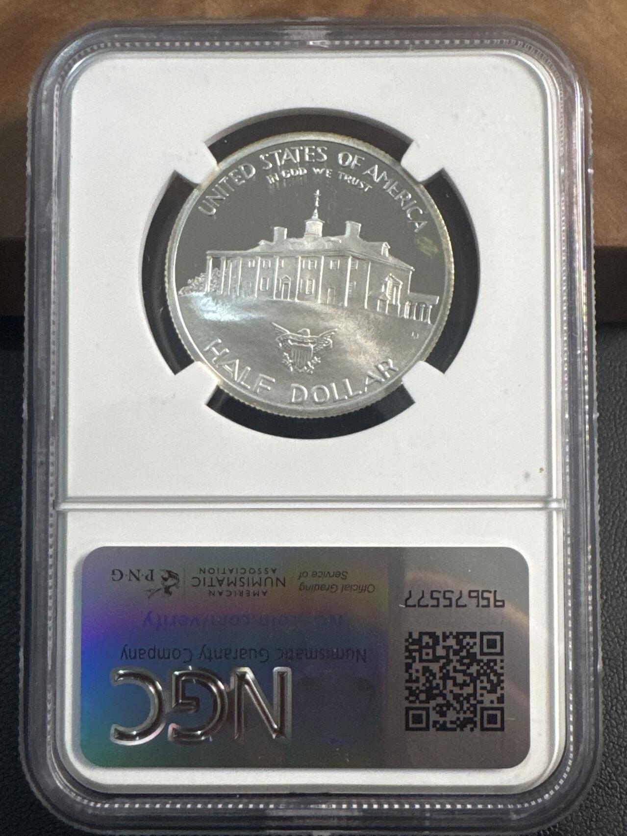 ❤️【币观天下】❤️ 第344期钱币秒杀拍卖场- 2026.3.6周五晚上6点半场 长期征集拍品  1982年美国乔治华盛顿总统纪念银币NGC PF69