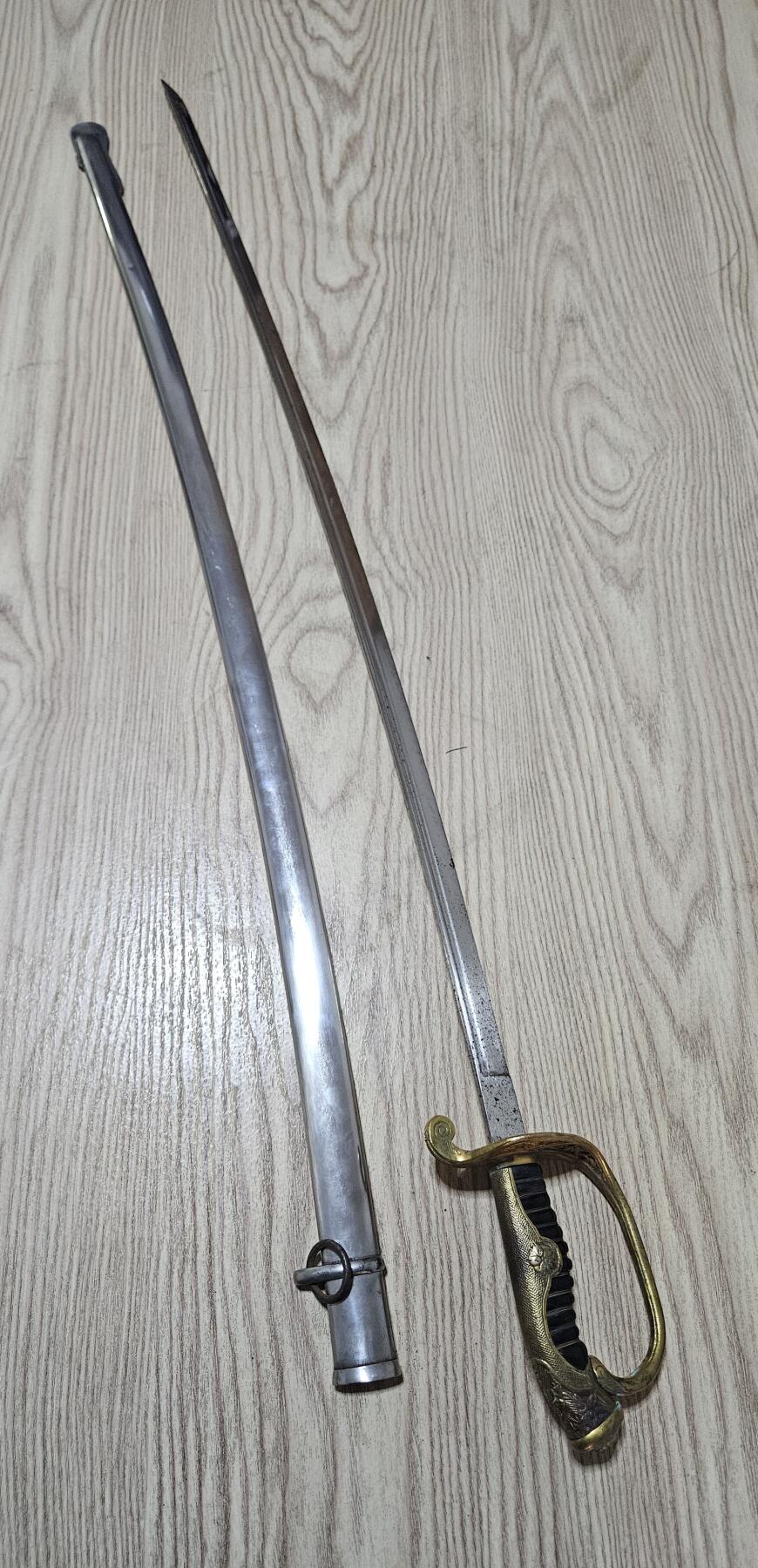 0元起拍勋章 第338期 咸鱼国勋章拍卖专场 3月15日（周日）下午6：00开始 合法未开刃 明治19式尉官指挥刃