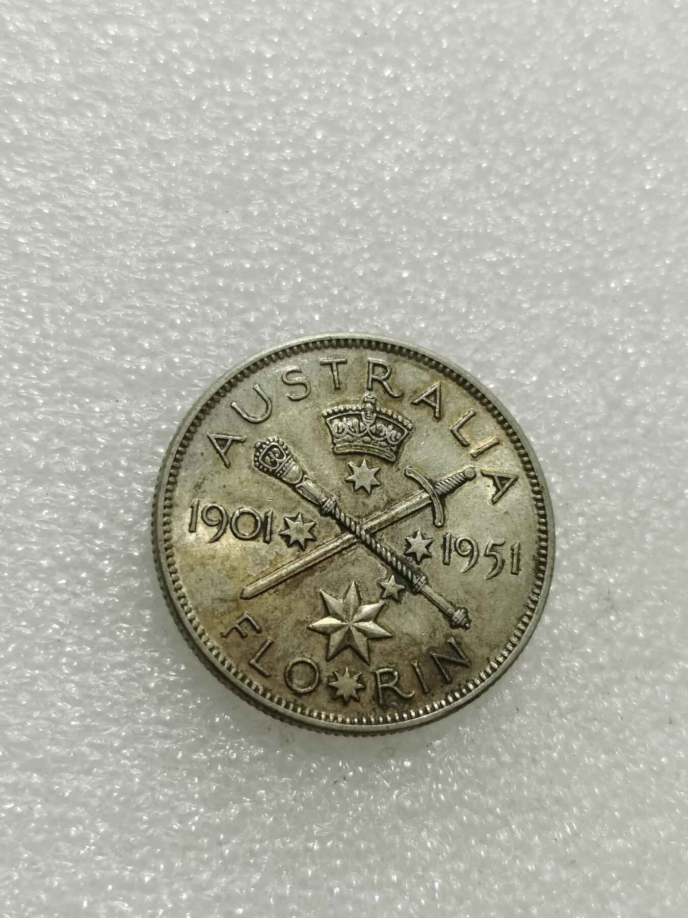 天下钱庄专场欢迎参拍 澳大利亚乔治六世银币