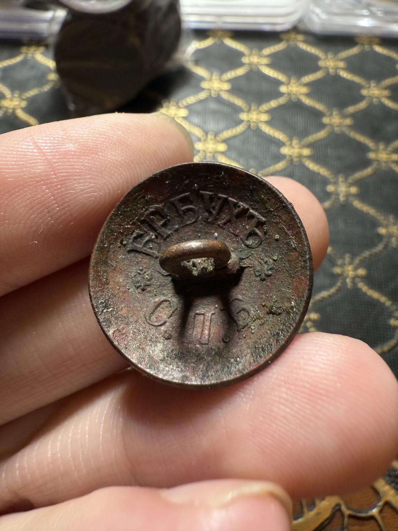 南宋泉阁俄币 外币 国币 专场第二十二期 【送拍无额外佣金】 沙俄 近卫军铜扣 СПБ彼得堡造币厂铸造 细节不错 好品 