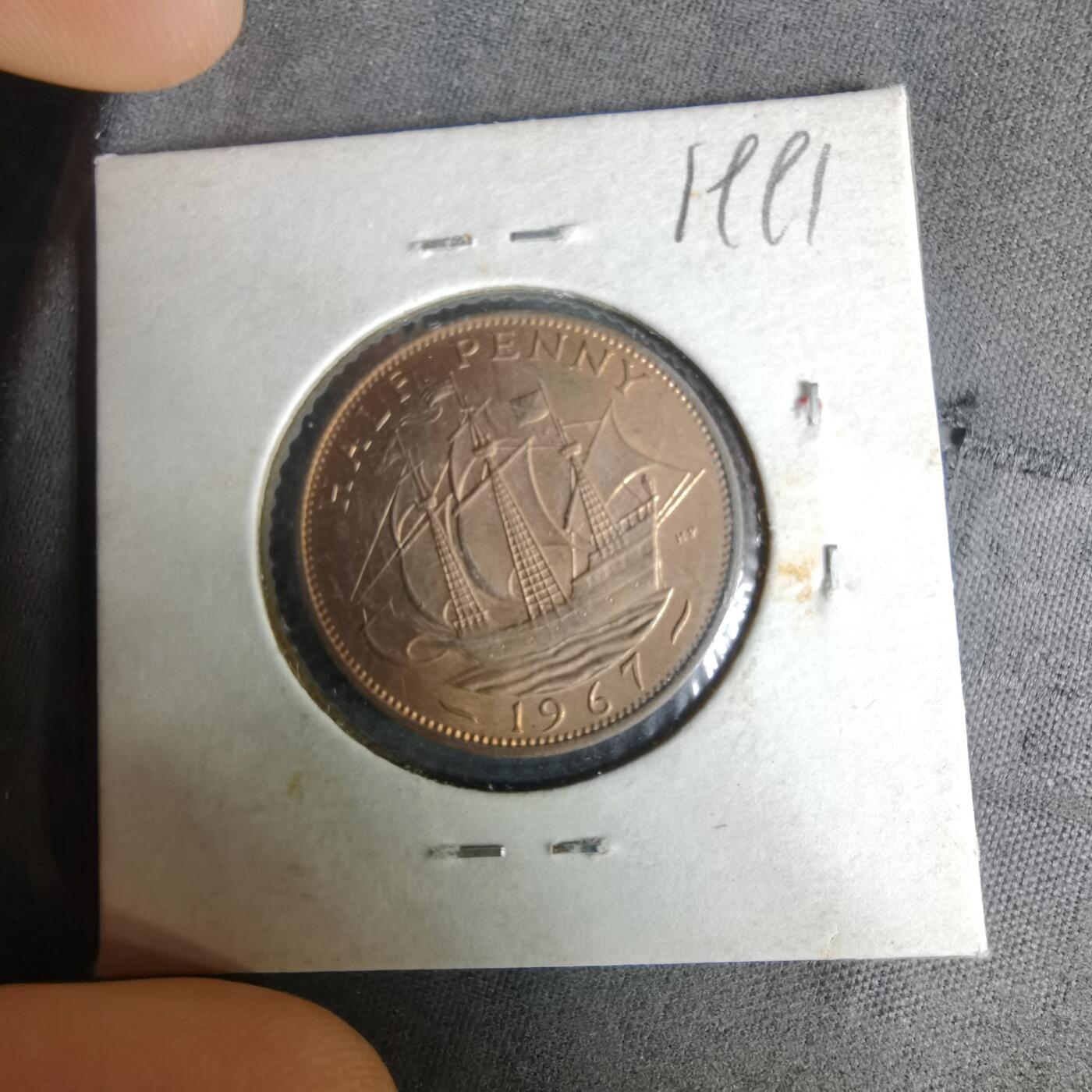 沼泽如烟--第1019场 英国1967年半便士