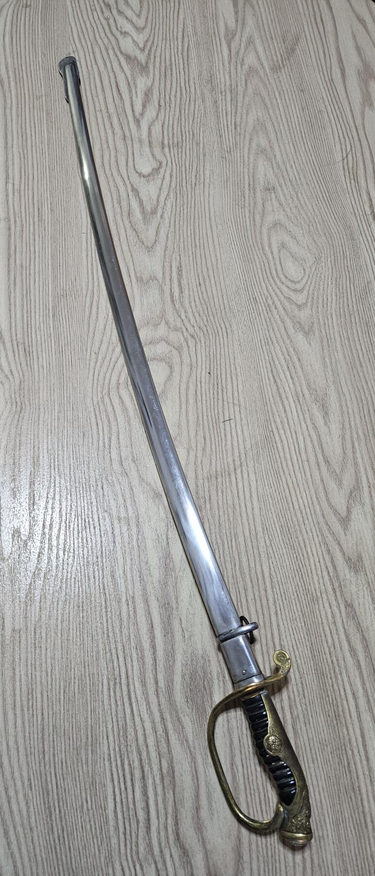 0元起拍勋章 第338期 咸鱼国勋章拍卖专场 3月15日（周日）下午6：00开始 合法未开刃 明治19式尉官指挥刃