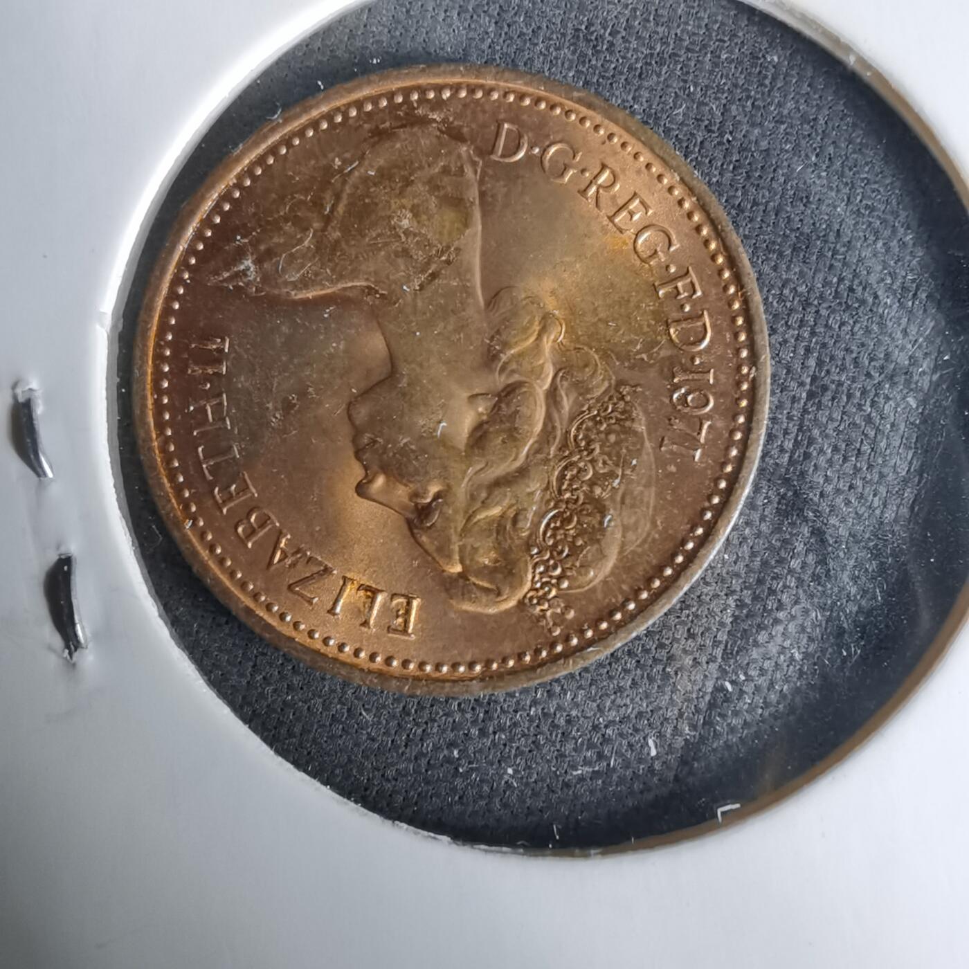 沼泽如烟--第1019场 英国1971年1便士