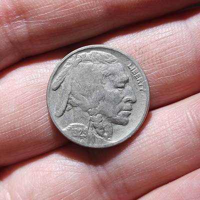 中外钱币第八场 - 美国印第安人野牛5美分