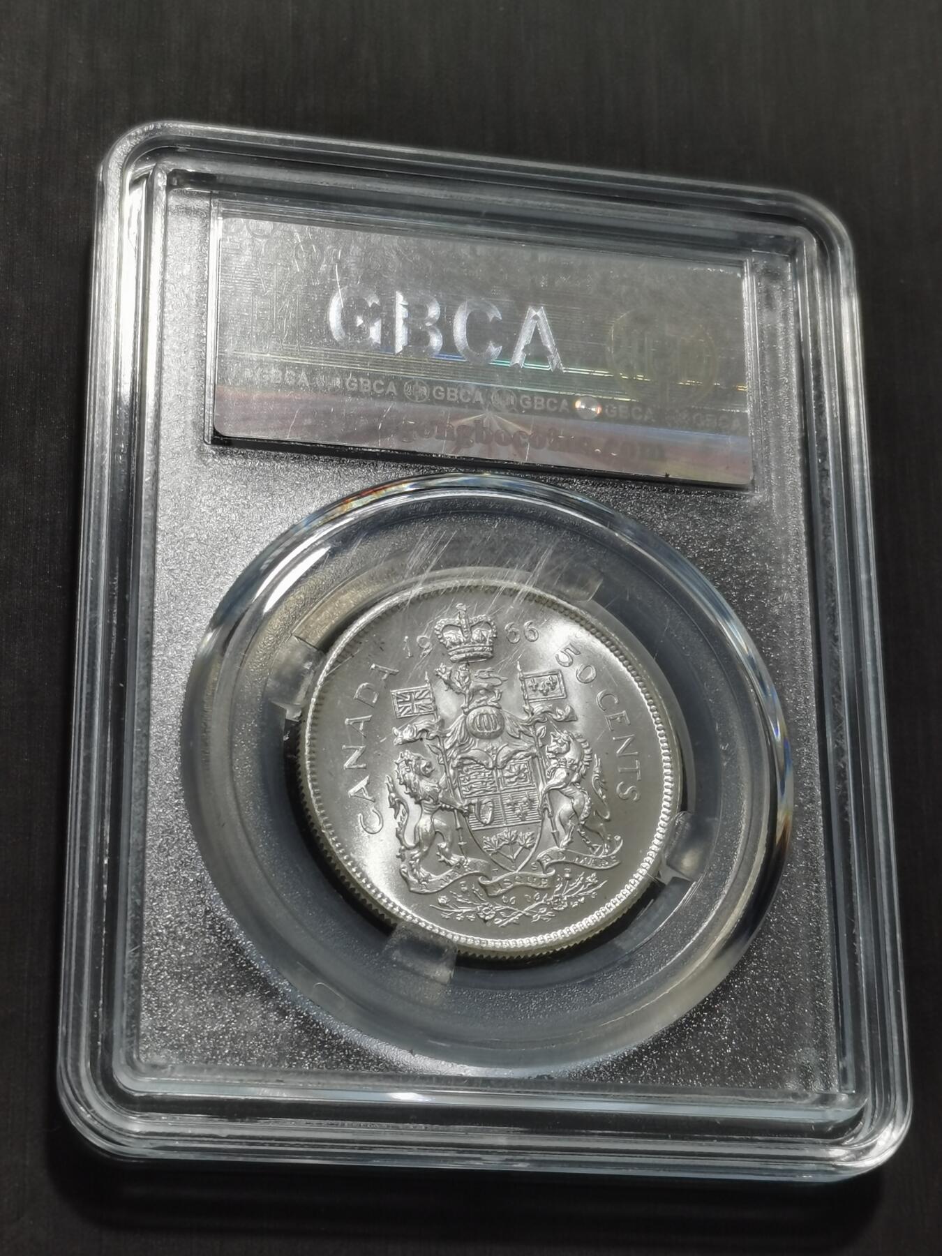 天下钱庄专场欢迎参拍 加拿大伊丽莎白半圆银币