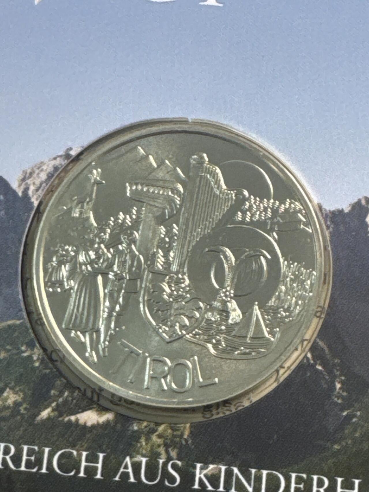 ❤️【币观天下】❤️ 第344期钱币秒杀拍卖场- 2026.3.6周五晚上6点半场 长期征集拍品  奥地利联邦省系列银币 原厂封装卡册(面值10欧，重量17.3克)2014年萨尔兹堡