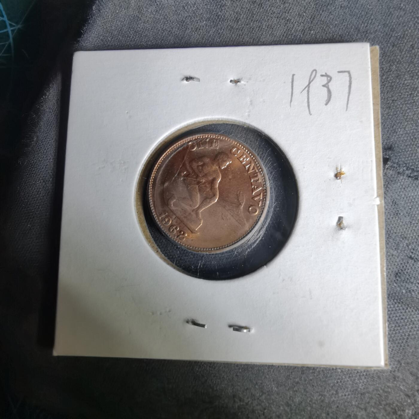 沼泽如烟--第1019场 菲律宾1962年1分